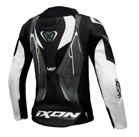 Ixon Vortex 3 Lady Black/Anthracite/White Womens Leather Jacket - EasyR