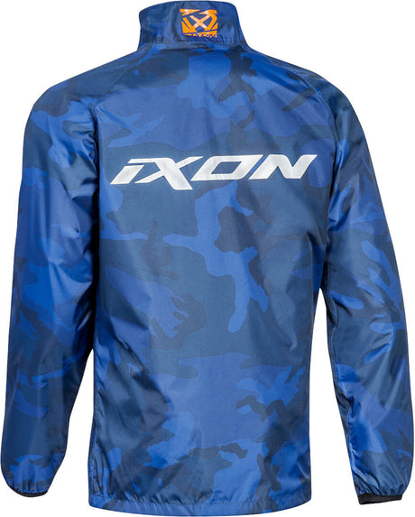 Ixon Stripe Navy Camo/Orange Rain Jacket - EasyR