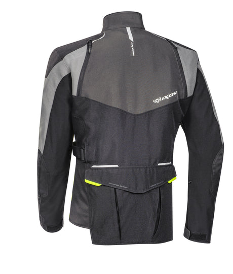 Ixon Balder Black/Grey/Bright Yellow Textile Jacket - EasyR