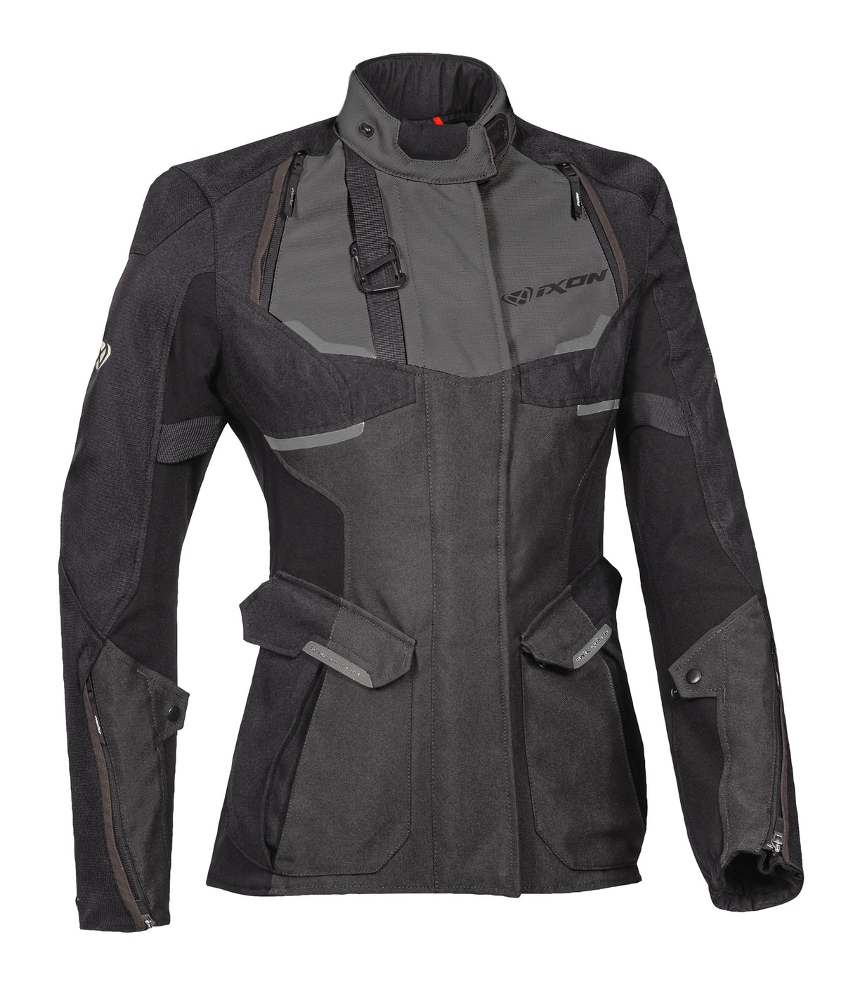 Ixon Eddas Lady Black/Anthracite Textile Womens Jacket - EasyR