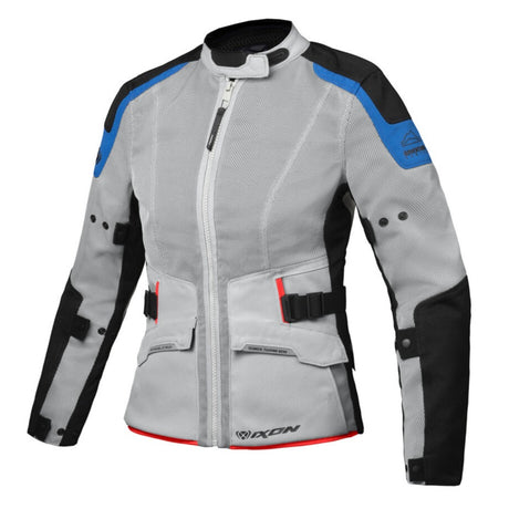 Ixon M-Njord Lady Light Grey/Blue Womens Jacket - EasyR