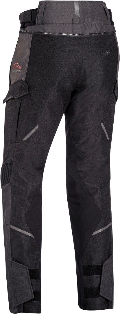 Ixon Eddas Black/Anthracite Short Leg Textile Pants - EasyR