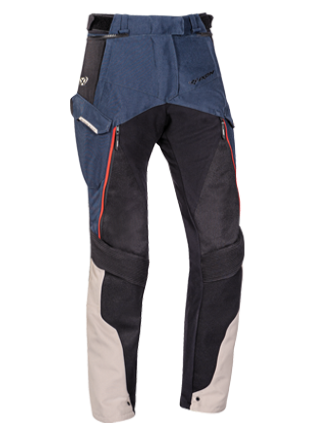 Ixon Eddas Lady Grey/Blue/Black Textile Womens Pants - EasyR