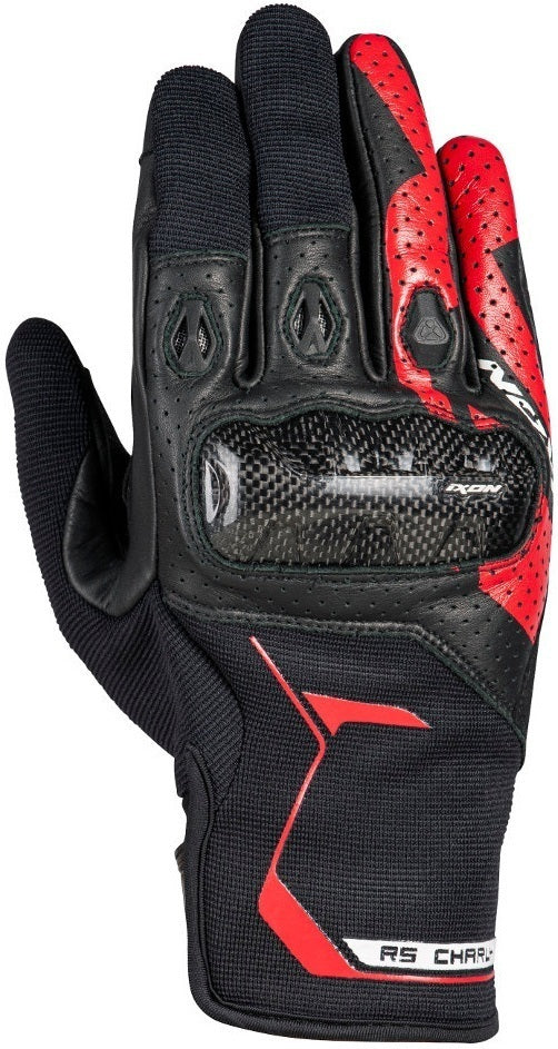 Ixon RS Charly Black/Red Gloves - EasyR