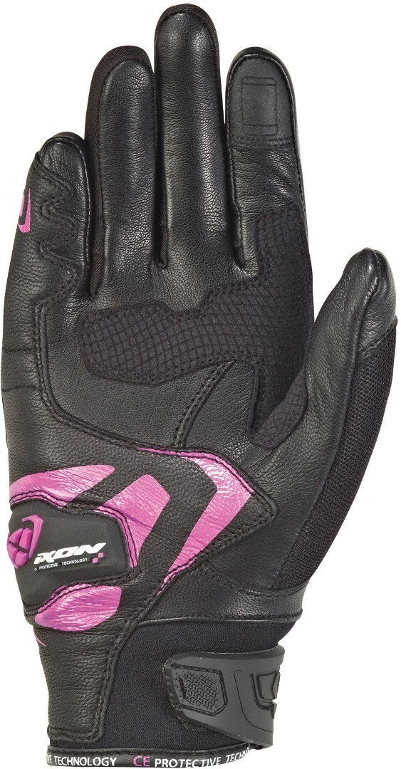 Ixon RS Rise Air Lady Black/Fuchsia Womens Gloves - EasyR