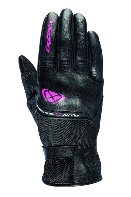 Ixon RS Shine 2 Black/Fushia Womens Gloves - EasyR