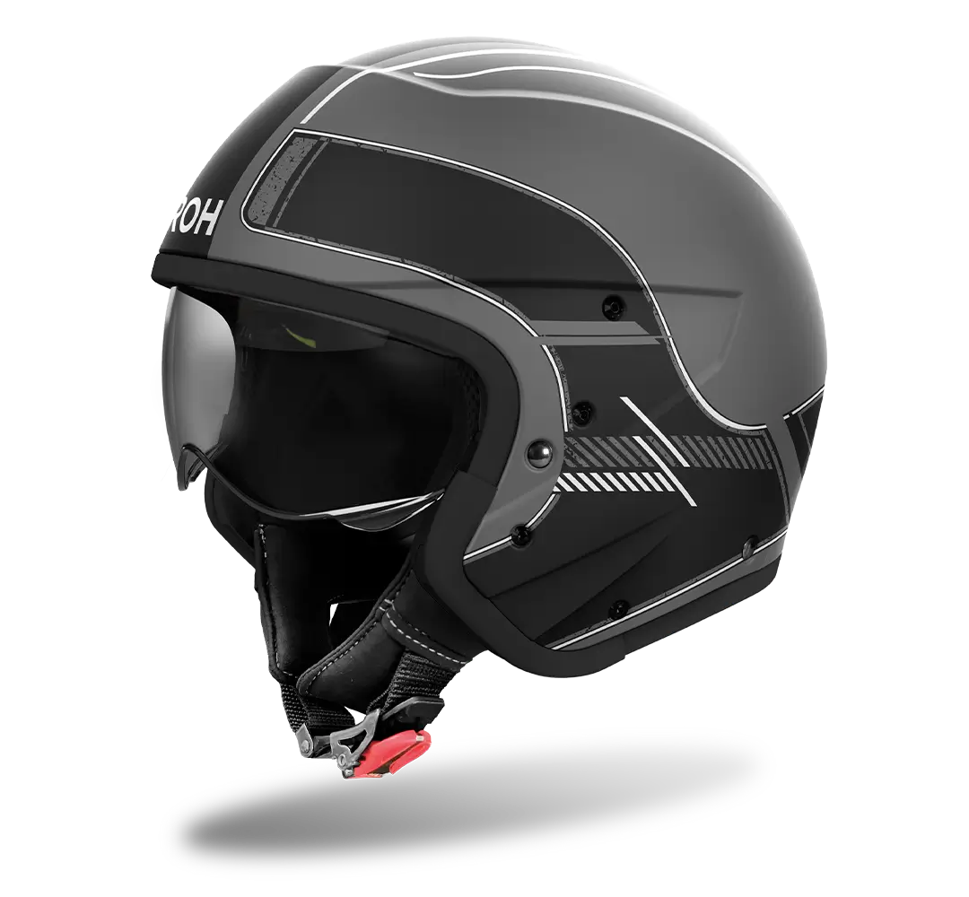 Airoh J110 Raster Matte Black Helmet