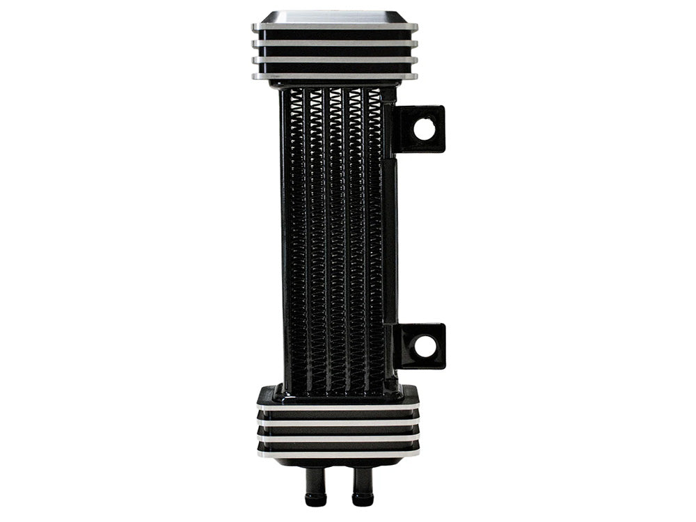 Jagg Oil Coolers JAG-770-1000 6-Row Vertical Deluxe Oil Cooler Kit for Harley-Davidson Softail 18-Up
