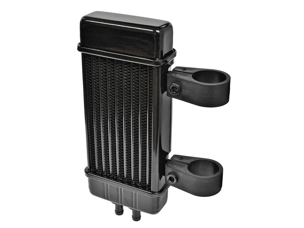 Jagg Oil Coolers JAG-770-2000 10-Row Vertical Wideline Oil Cooler Kit for Harley-Davidson Softail 18-Up