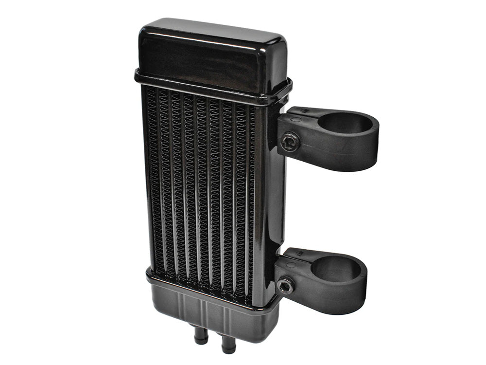 Jagg Oil Coolers JAG-780-2000 10-Row Vertical Wideline Oil Cooler Kit for Harley-Davidson Sportster 86-21