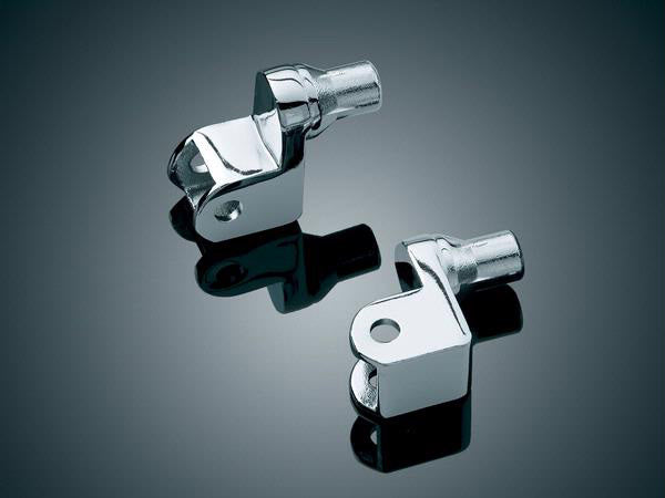 Kuryakyn K7946 Front Footpeg Mounts Chrome for Honda