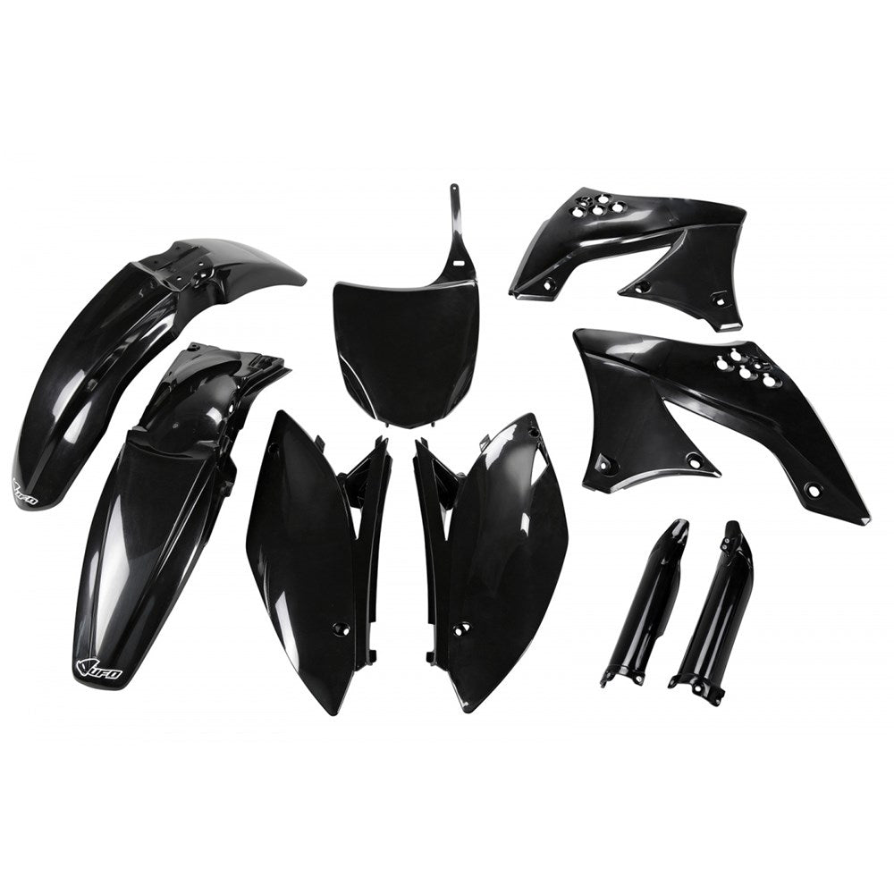 UFO Full Plastics Kit Black for Kawasaki KX 450 F 09-11