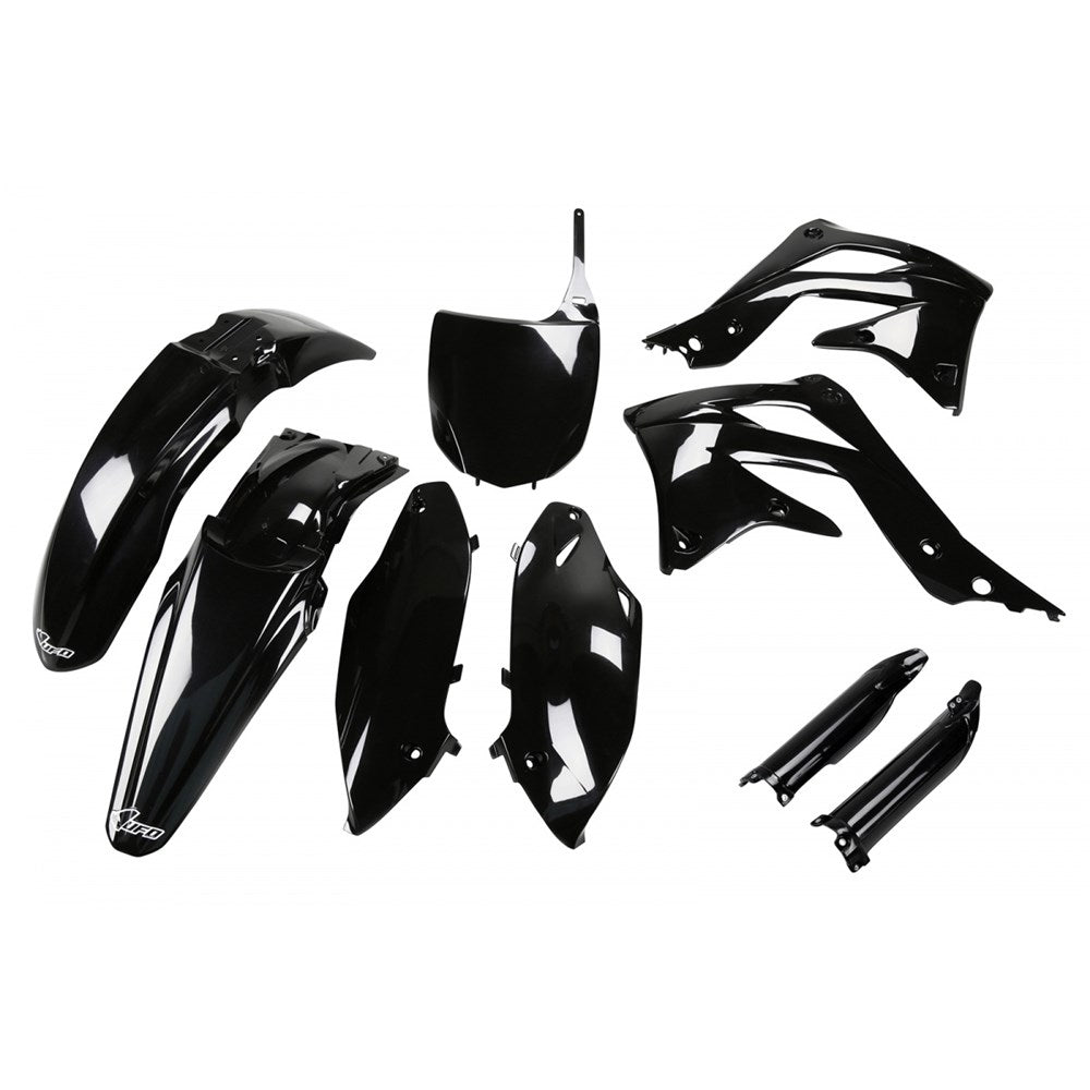 UFO Full Plastics Kit Black for Kawasaki KX 450 F 2012