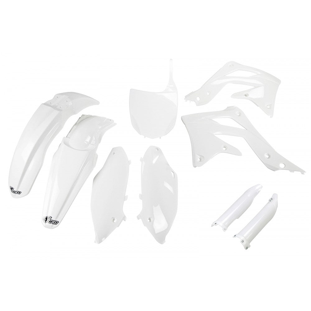 UFO Full Plastics Kit White for Kawasaki KX 450 F 2012