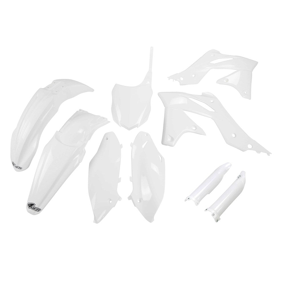 UFO Plastics Kit White for Kawasaki KXF 250 13-16
