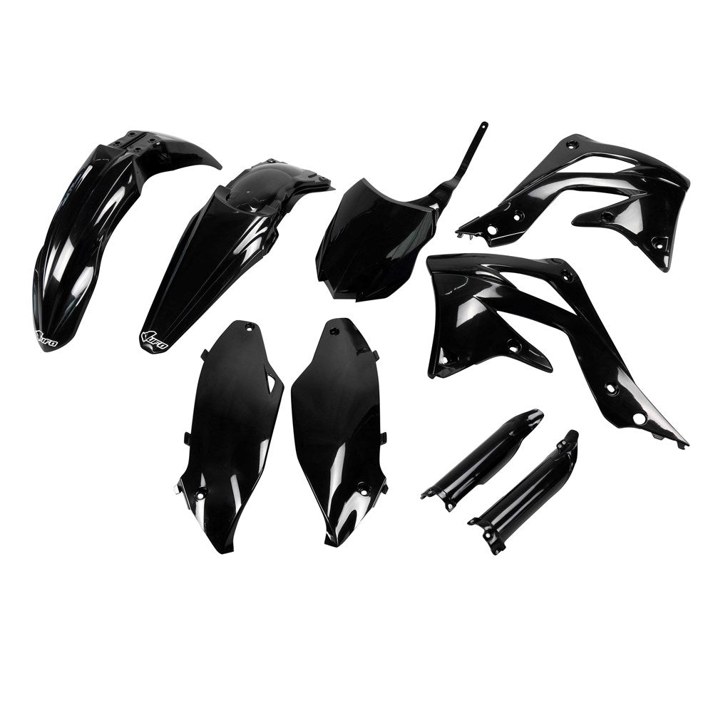 UFO Full Plastics Kit Black for Kawasaki KX 450 F 13-15