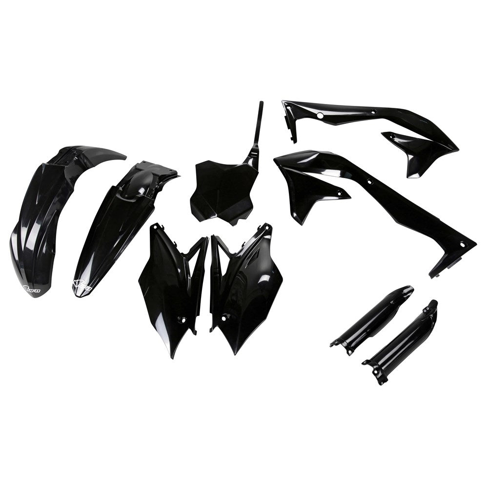 UFO Full Plastics Kit Black for Kawasaki KX 450 F/KXF 450 2018