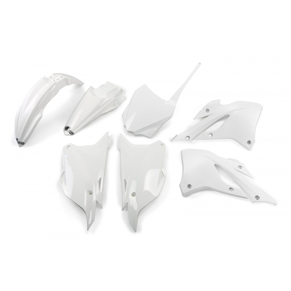 UFO Plastics Kit White for Kawasaki KX 85/KX 112 22-25