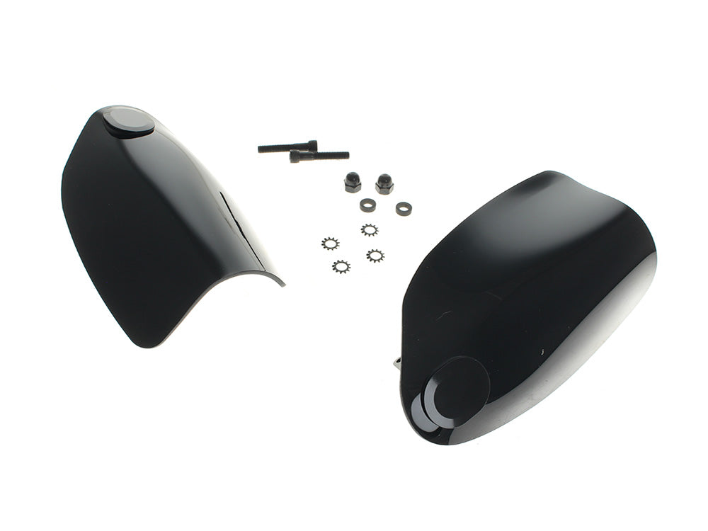 Klock Werks KKC-0635-2795 Handguards Black for Harley-Davidson Big Twin/Sportster 82-Up Models w/Cable Clutch