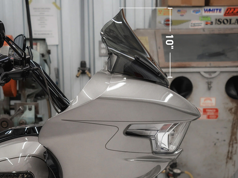 Klock Werks KKC-2310-0849 12" Pro-Touring Flare Windshield Tinted for Harley-Davidson CVO Road Glide 23-Up/Road Glide 24-Up