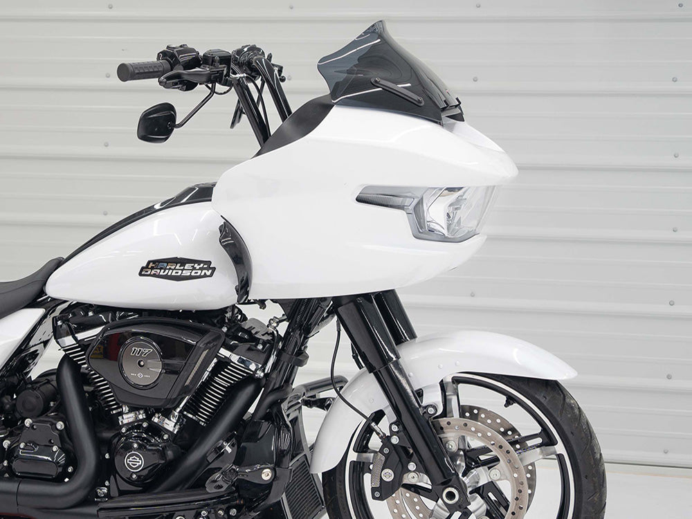 Klock Werks KKC-2310-0855 10" Sports Flare Windshield Dark Smoke for CVO Road Glide 23-Up/Road Glide 24-Up
