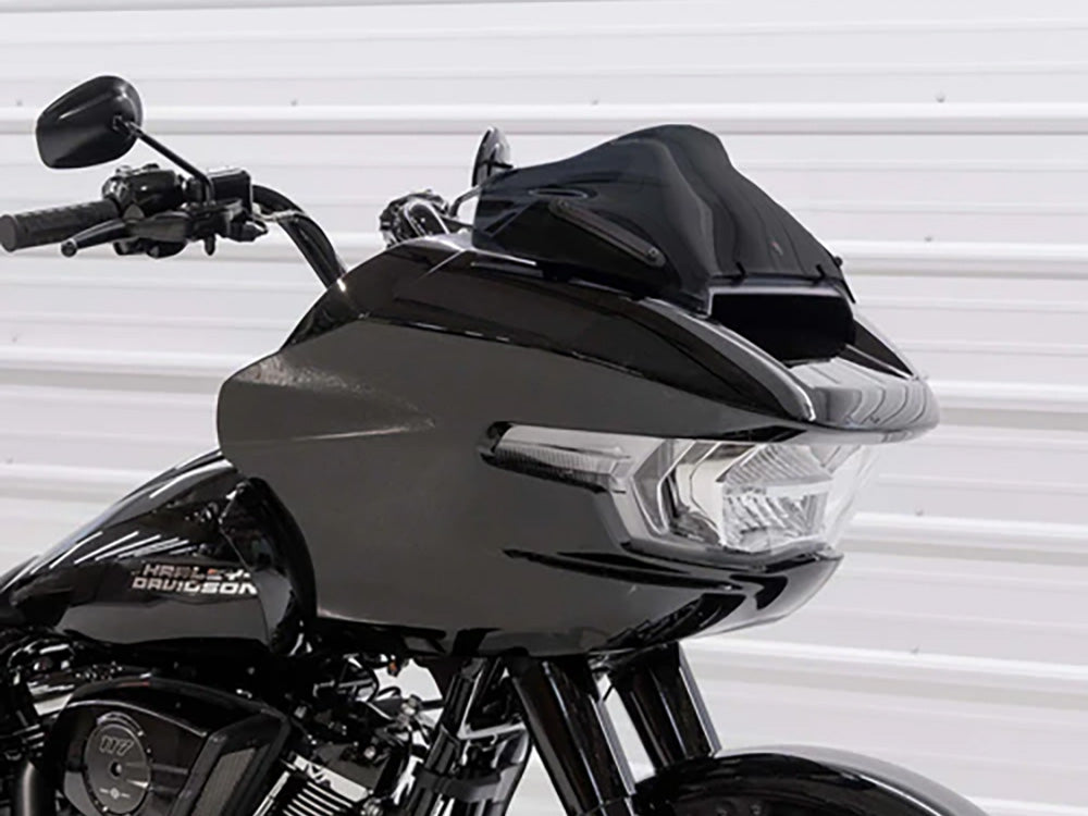 Klock Werks KKC-2310-0911 8" Sports Flare Windshield Black for Harley-Davidson CVO Road Glide 23-Up/Road Glide 24-Up