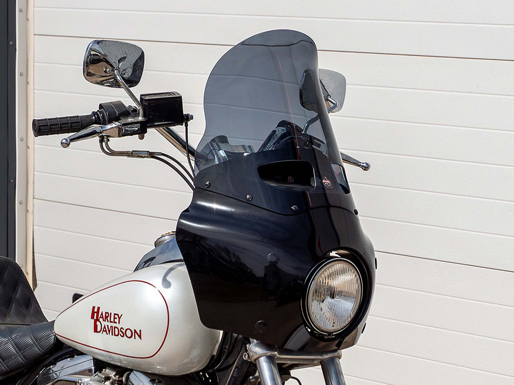 Klock Werks KKC-2310-1012 15" Flare Road Warrior Windshield Black Smoke for Road Warrior Fairing