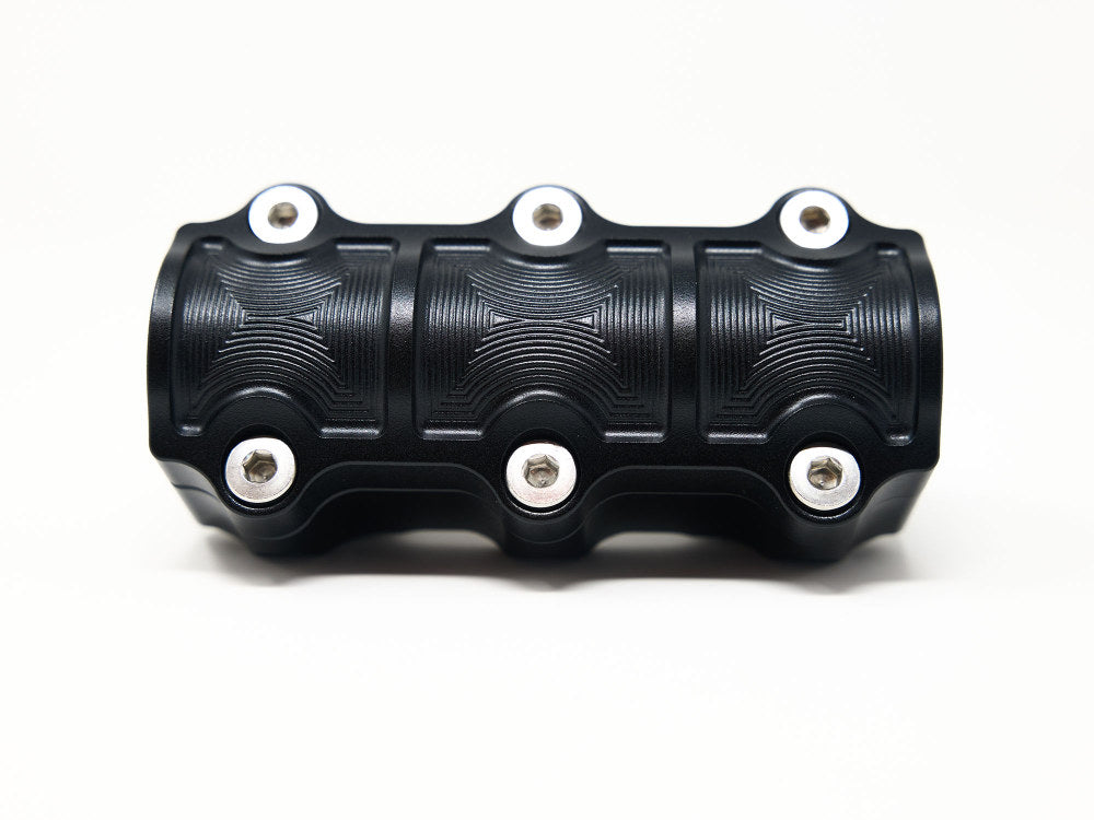 Kodlin KM-K55120 1.5" Straight One Piece Big Block Riser Kit Black for 1.25" Handlebar