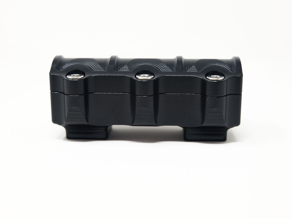 Kodlin KM-K55120 1.5" Straight One Piece Big Block Riser Kit Black for 1.25" Handlebar