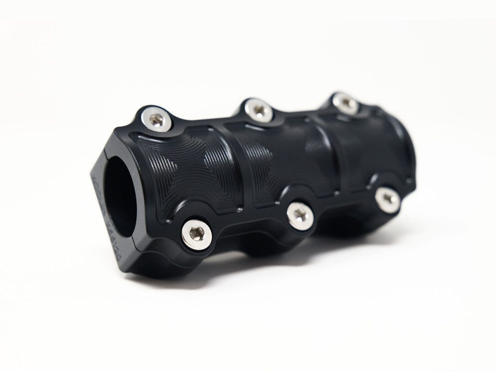 Kodlin KM-K55120 1.5" Straight One Piece Big Block Riser Kit Black for 1.25" Handlebar