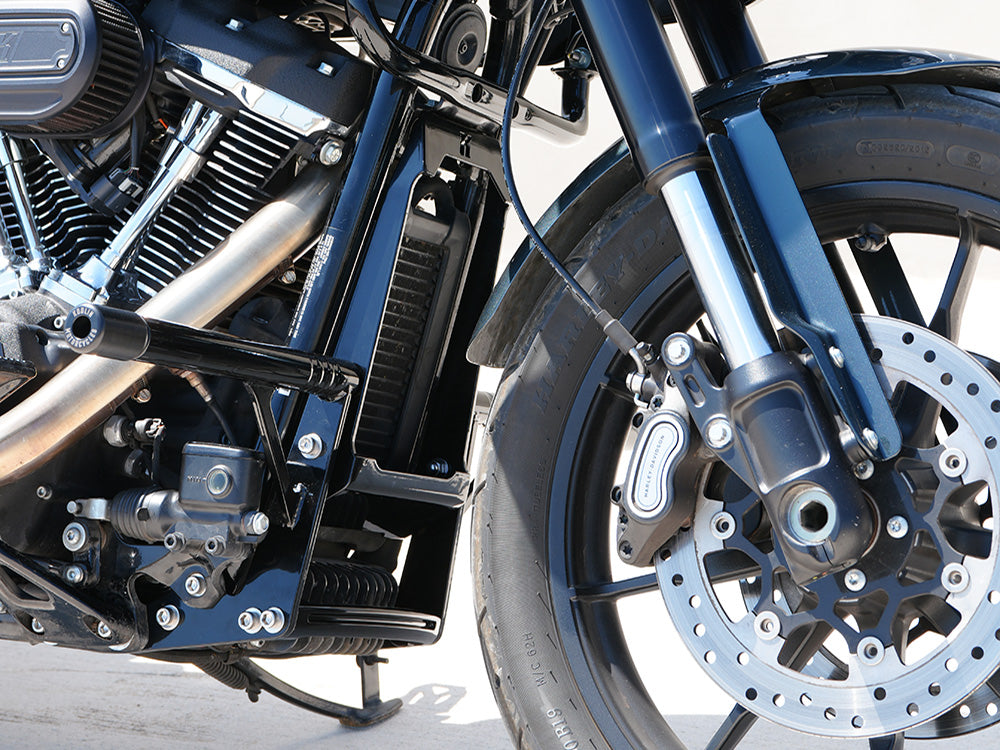 Kodlin KM-K59517 Front Engine Guard Crash Bar Black for Harley-Davidson Softail 25-Up w/Mid Mounts