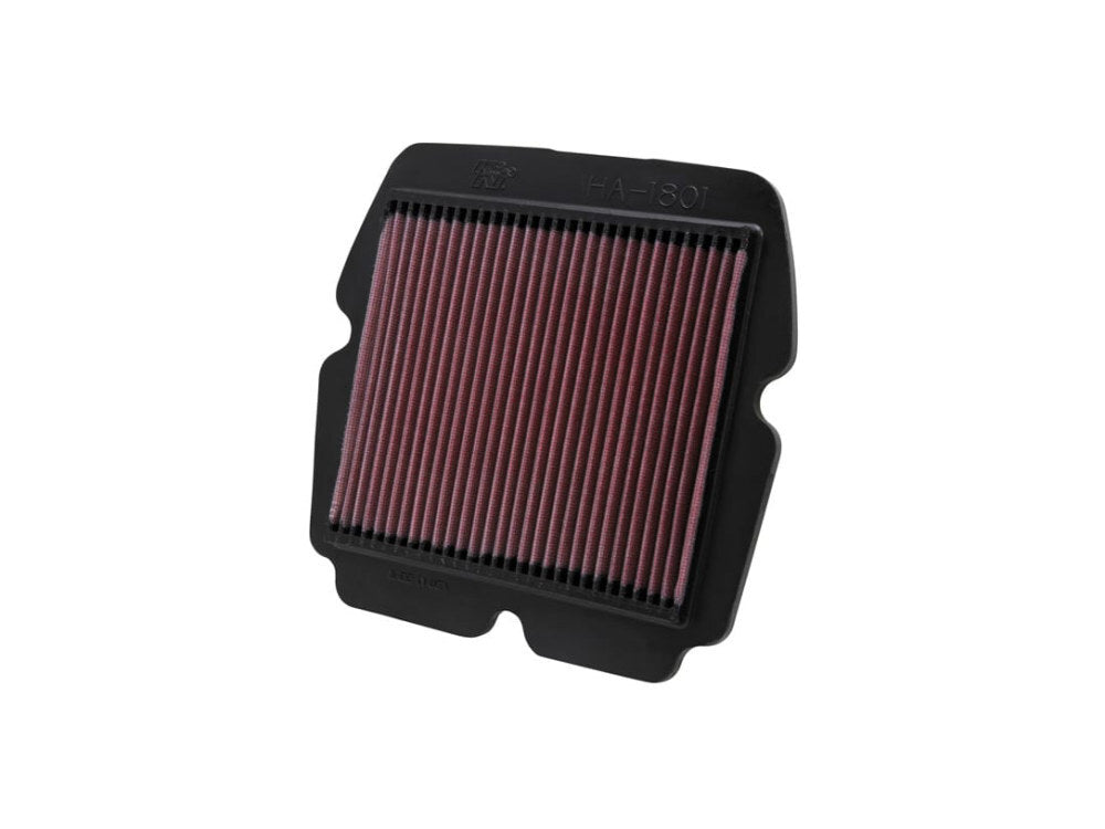 K&N Filters KN-HA-1801 High-Flow Air Filter Element for Honda Goldwing 01-17