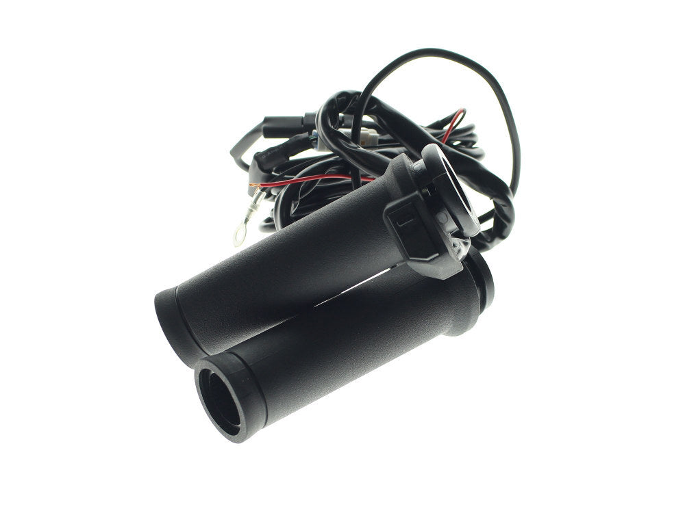 Koso KOS-AX118010 Apollo-X Heated Grips Black for Harley-Davidson Big Twin 08-24 w/Throttle-By-Wire