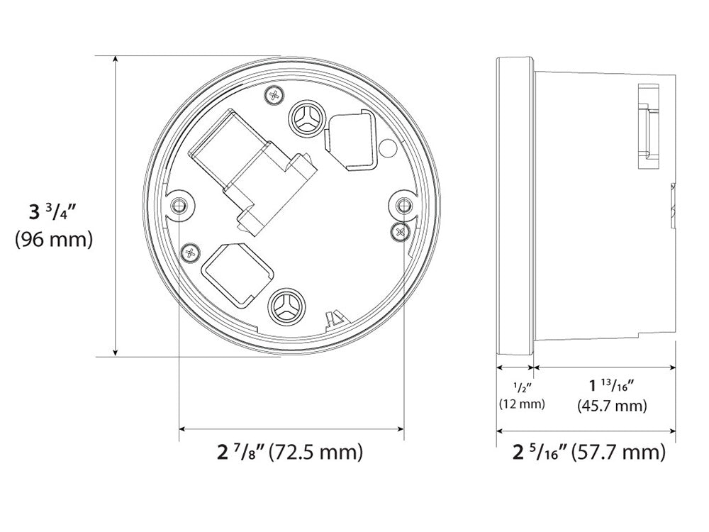 Koso KOS-BA077410 DL-04HD Multifunction 3-3/8" Round Speedometer w/Tachometer Black for Harley-Davidson Softail Fat Bob 18-Up/Sportster 14-21/Dyna Street Bob/Low Rider/Wide Glide 12-17/Softail Breakout/Rocker/Black Line 11-17