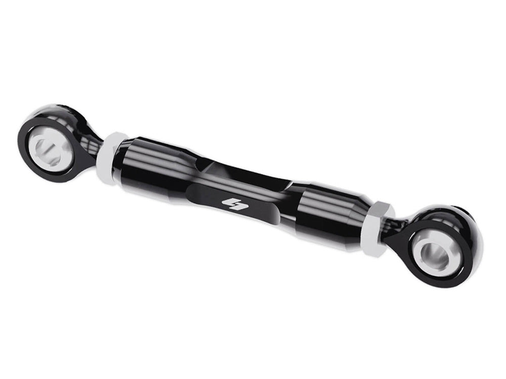 Kraus Motor Co KRA-SF-FC-31-B Adjustable Brake Linkage Black for Harley-Davidson Softail 18-Up w/Mid Controls