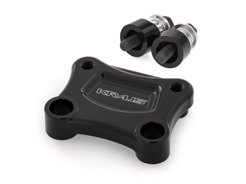 Kraus KRA-SF-PB-01-A T-Rex Pullback Plate Black for Softail 18-Up
