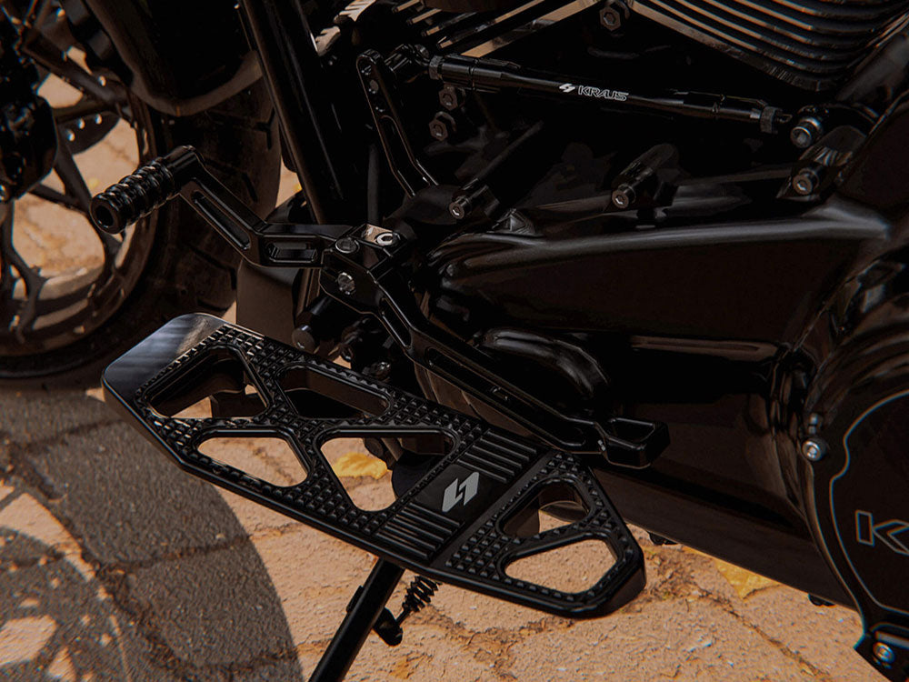 Kraus KRA-ST-FC-27-B Max Lean Foot Controls Black for Touring 14-Up