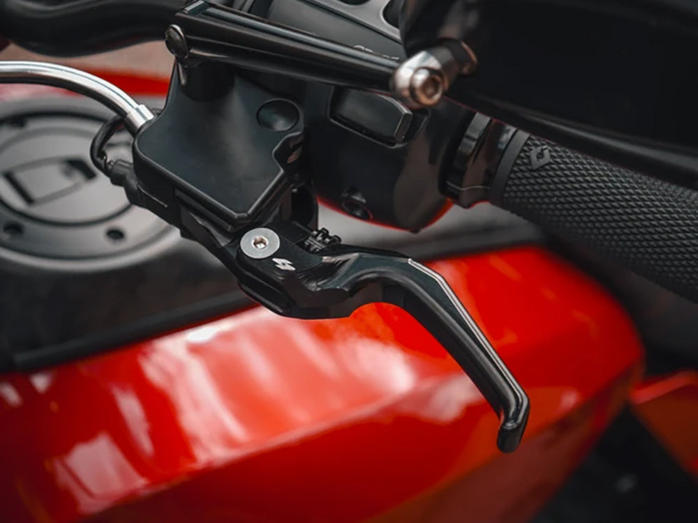 Kraus Motor Co KRA-ST-HC-24-B Talon Adjustable Levers Black for Harley-Davidson CVO Touring 23-Up/Street Glide/Road Glide 24-Up