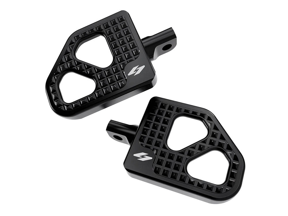 Kraus KRA-UN-FC-81-B Max Lean Mini Floorboards w/Harley-Davidson Male Mount Black