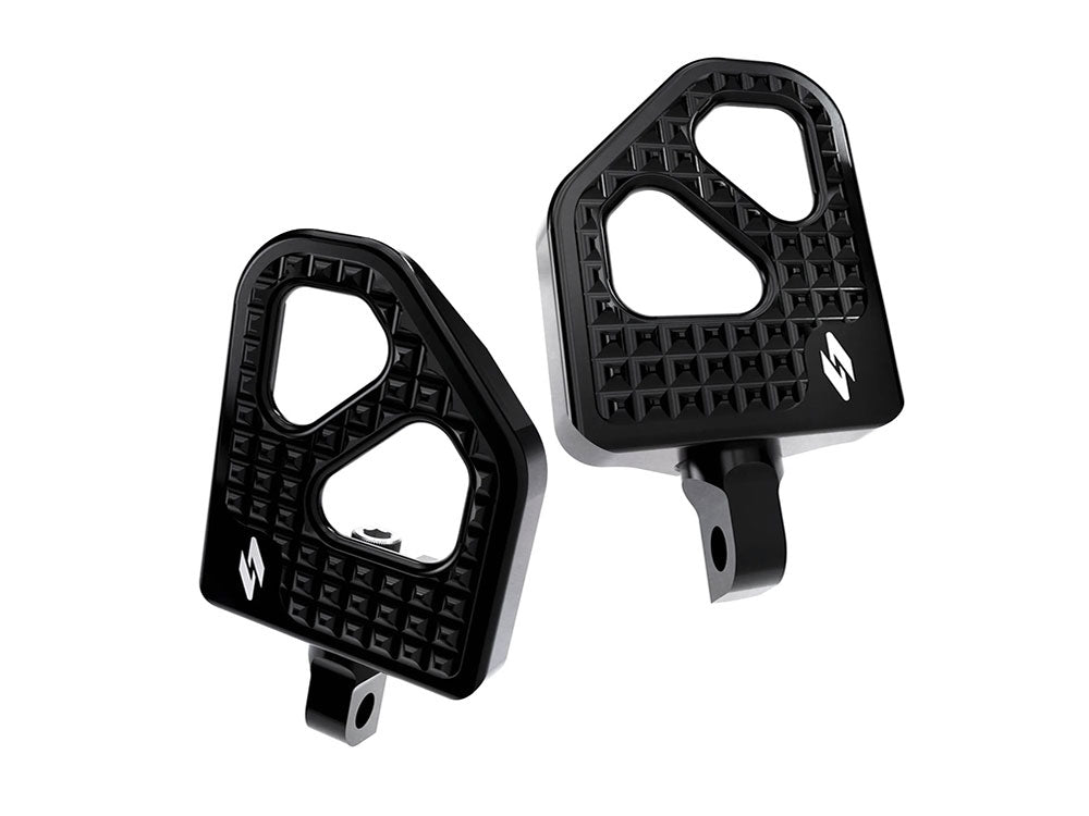 Kraus KRA-UN-FC-81-B Max Lean Mini Floorboards w/Harley-Davidson Male Mount Black