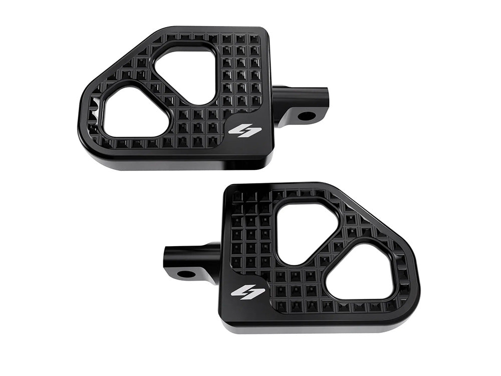 Kraus KRA-UN-FC-81-B Max Lean Mini Floorboards w/Harley-Davidson Male Mount Black