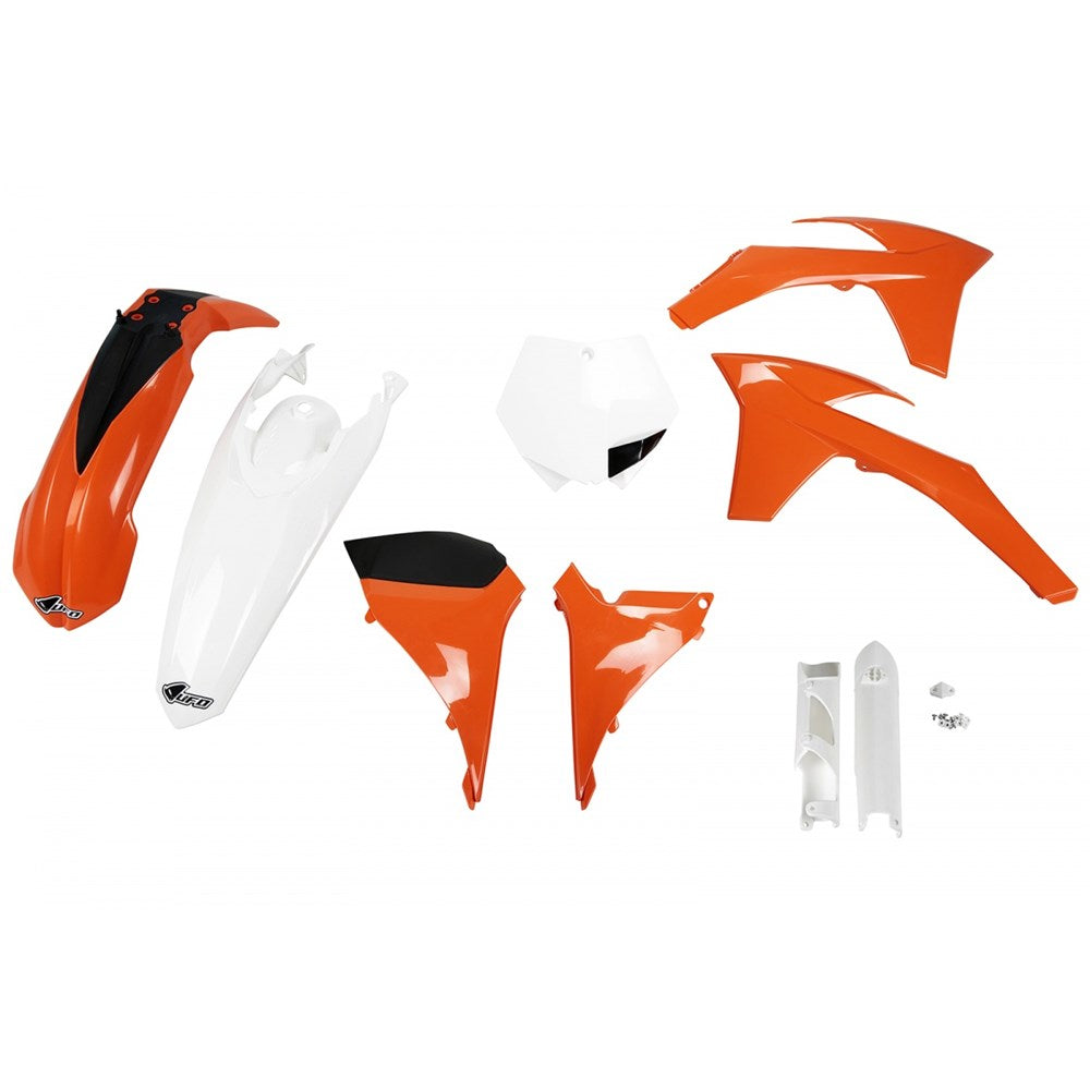 UFO Full Plastics Kit OEM Colours for KTM SX 125/SX 150/SX 250/SX-F 250/SX-F 350/SX-F 450 2012/XC 125/XC 150/XC 250/XC-F 250/XC-F 350/XC-F 450/XCF 250/XCF 350/XCF 450 11-12