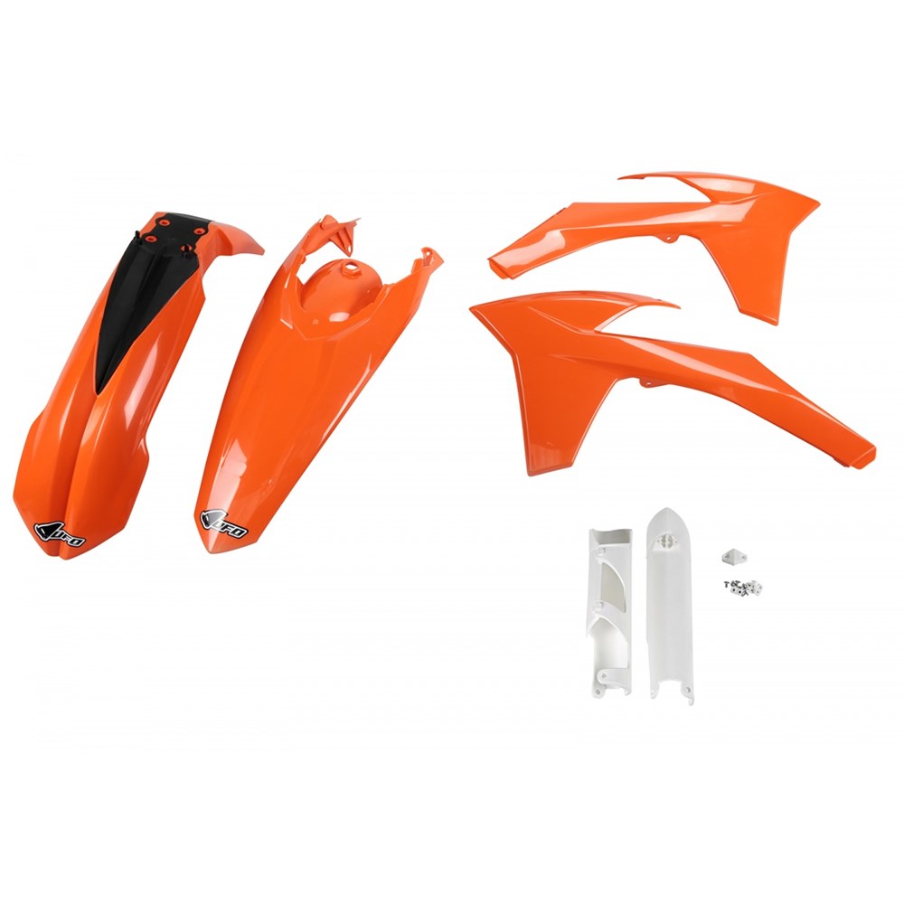 UFO Plastics Kit OEM Colours for EXC 125/XC W125/EXC 200/EXC 250/XC W250/EXC-F 250/XCF W250/EXC 300/XC W300/EXC-F 350/XCF W350/EXC-F 450/XCF W450/EXC-F 500/XCF W500 12-13