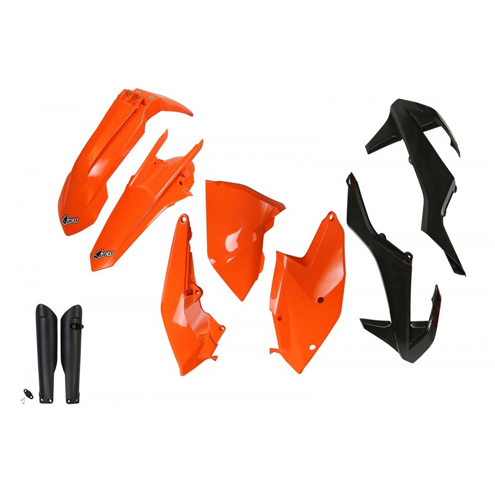 UFO Full Plastics Kit OEM 2017 & 2019 Colours for KTM EXC 125/EXC 150/EXC 250/EXC 300/EXC-F 250/EXC-F 350/EXC-F 450/EXC-F 500 17-19