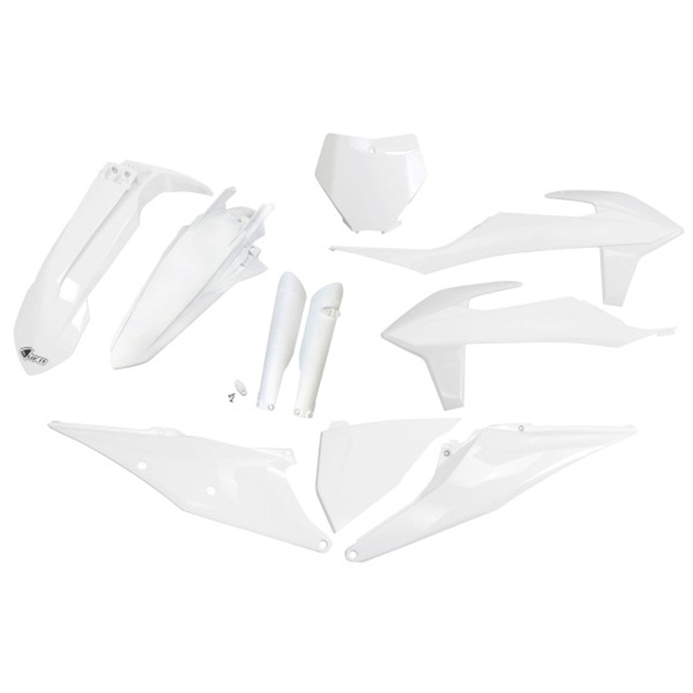 UFO Plastics Kit White for KTM SX 125/150/250/SX-F 250/350/450 19-22