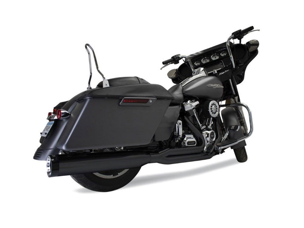 Khrome Werks KW200775 Outlaw 2-1 Exhaust Black for Touring 17-Up