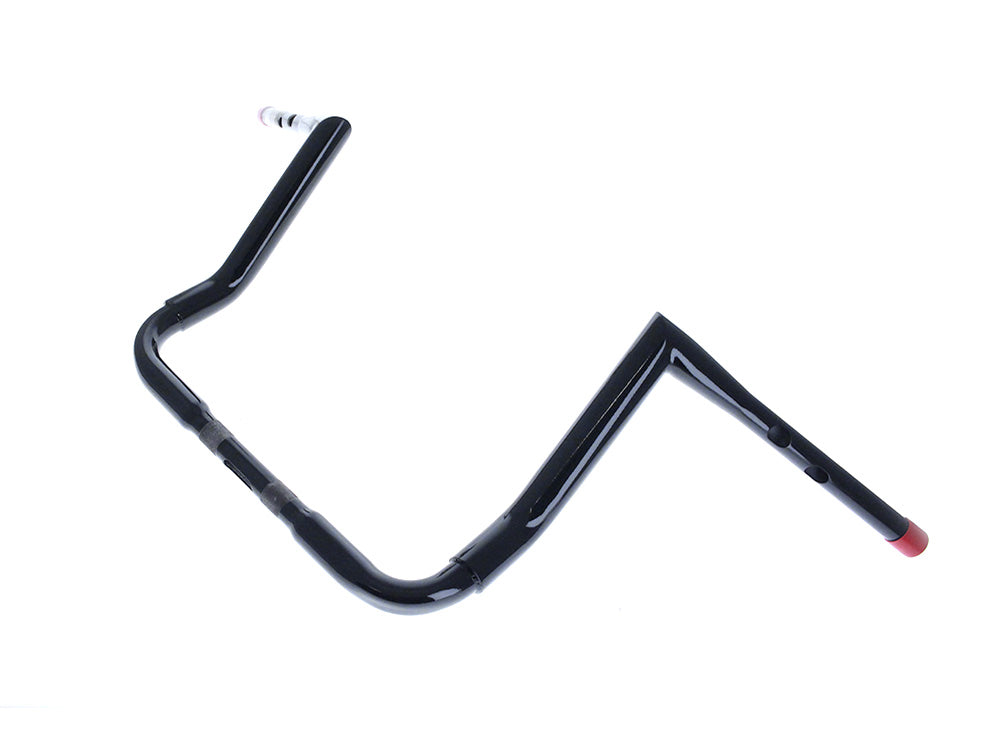 Khrome Werks KW310712 12" x 1-1/2" Buck Fifty Handlebar Gloss Black for Harley-Davidson CVO Street Glide 23-Up/Street Glide 24-Up
