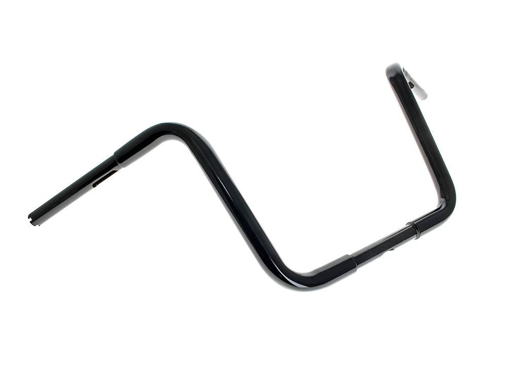 LA Choppers LA-7310-12BLK 12-1/2" x 1-1/4" Ape Hanger Handlebar Gloss Black