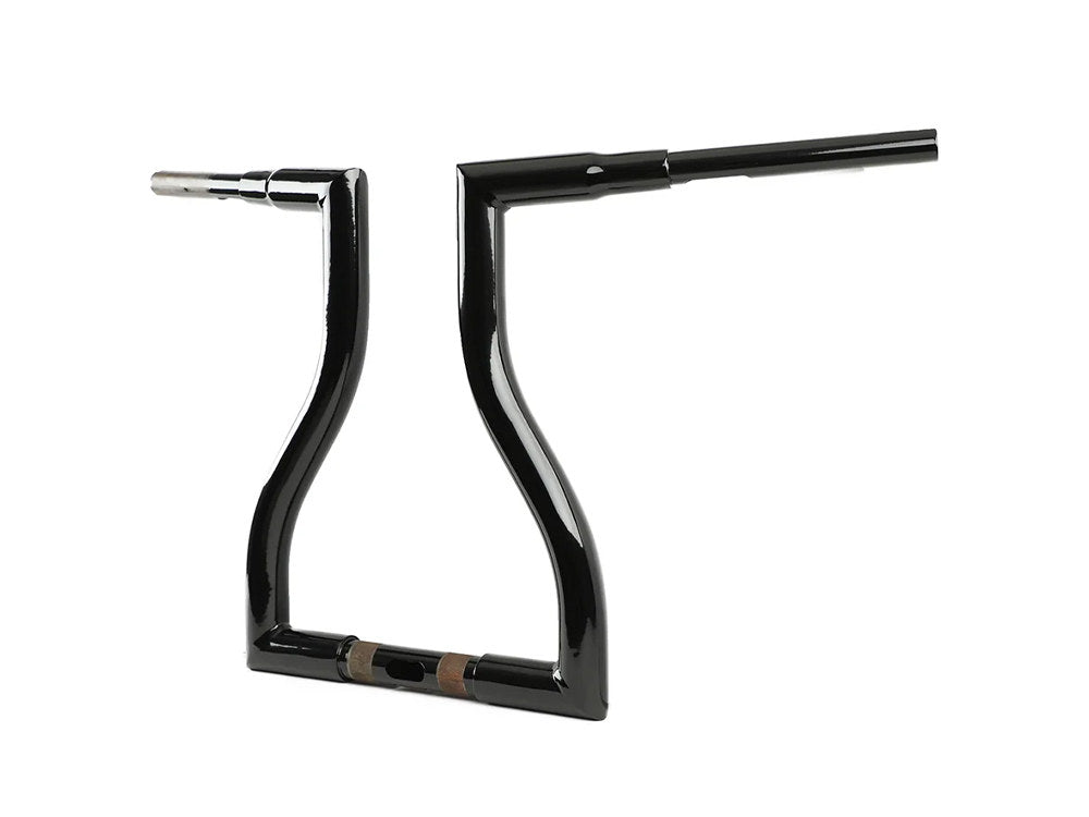 LA Choppers LA-7317-16BLK 16" x 1-1/2" Thresher Handlebar Gloss Black for Harley-Davidson Road Glide 15-23/Road King Special 17-Up