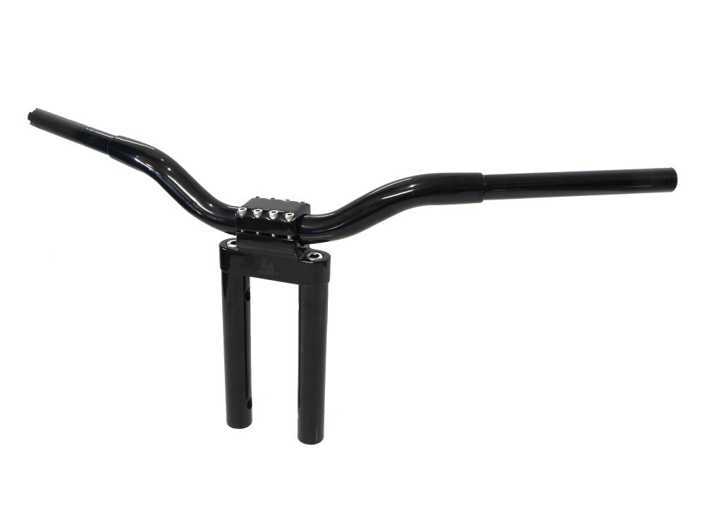 LA Choppers LA-7335-08BLK 12" x 1-1/4" Straight Kage Fighter Handlebar Gloss Black